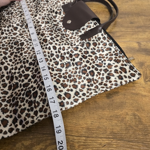 Foldable travel Leopard tote bag unbranded - Picture 9 of 10